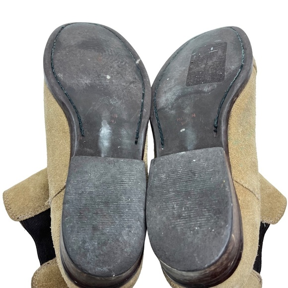 JEFFREY CAMPBELL Genuine Leather Suede Tan Brown Ankle Booties Boots Shoes 6.5 - Picture 15 of 16